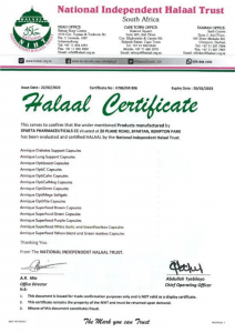 Annique Halaal Certified Products