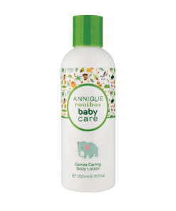 Annique Rooibos Baby Gentle Caring Body Lotion 200ml white bottle with green cap