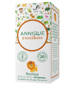 Annique Baby Rooibos Tea 50g box — 20 caffeine-free herbal sachets, suitable from 6 months