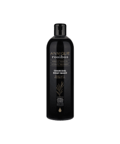 Annique Miracle Tissue Oil Charcoal Body Wash 400ml bottle with black packaging