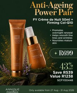 Forever Young Anti-Ageing Power Pair – Firming Col-Q10 Therapy 30ml & Crème de Nuit with Bakuchiol 50ml