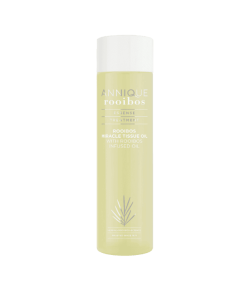 Annique Essense Rooibos Miracle Tissue Oil 125ml bottle with white cap and pale yellow oil visible through clear glass