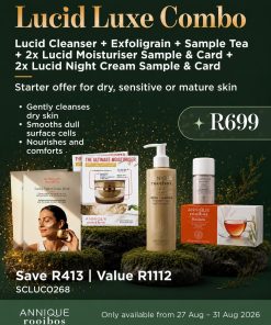 Lucid Luxe Combo trial kit for dry, dehydrated and mature skin