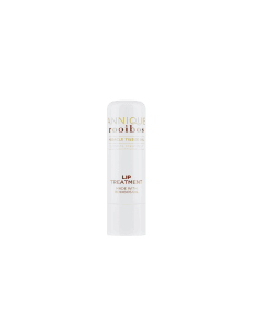 Annique Miracle Tissue Oil Lip Treatment 4.5g clear formula in white tube with gold and burgundy branding
