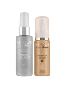 Annique Moisture Duo – Lucid Night Cream with Hyaluronic Acid 50ml and Essense Hyaluronic Acid³ Serum 30ml