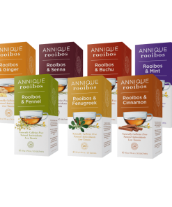 Annique Slimming Bomb Tea Pack with seven Rooibos herbal teas, 20 bags each