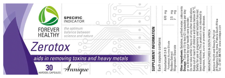 Zerotox (OptiClear) 30 Hardgel Capsules